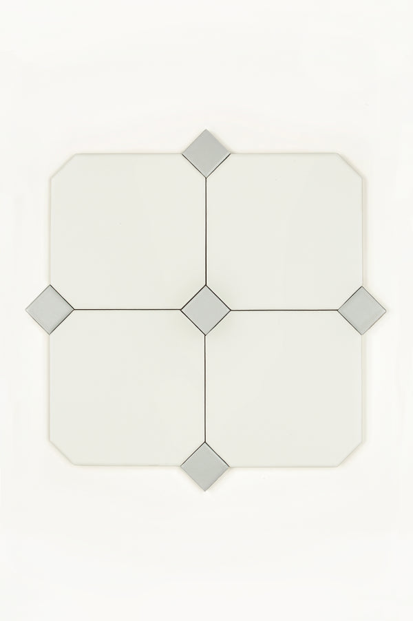 Pavé Biscuit 15x15 cm, Gris Dot 3x3 cm
