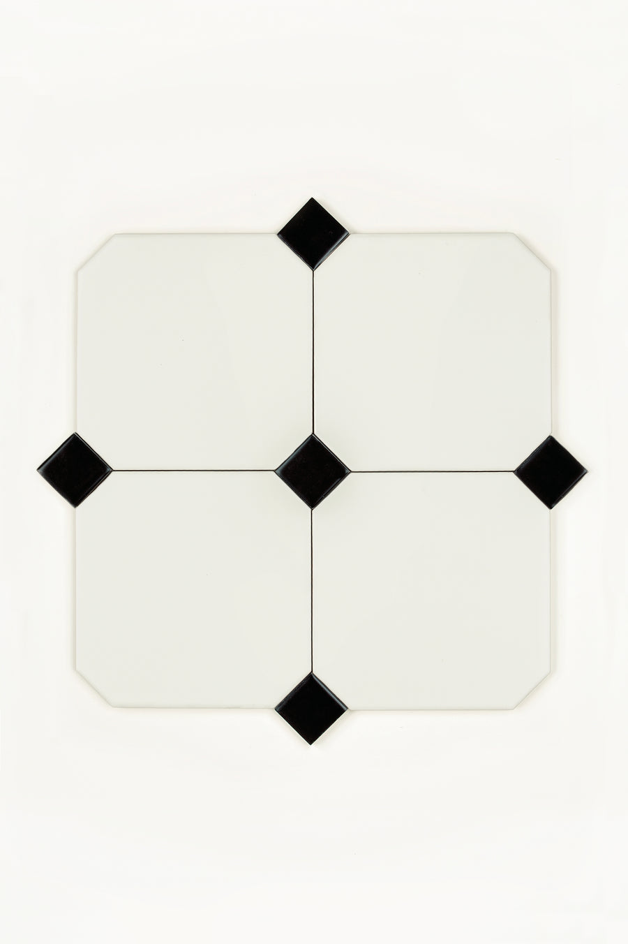 Pavé Biscuit 15x15 cm, Noir Dot 3x3 cm