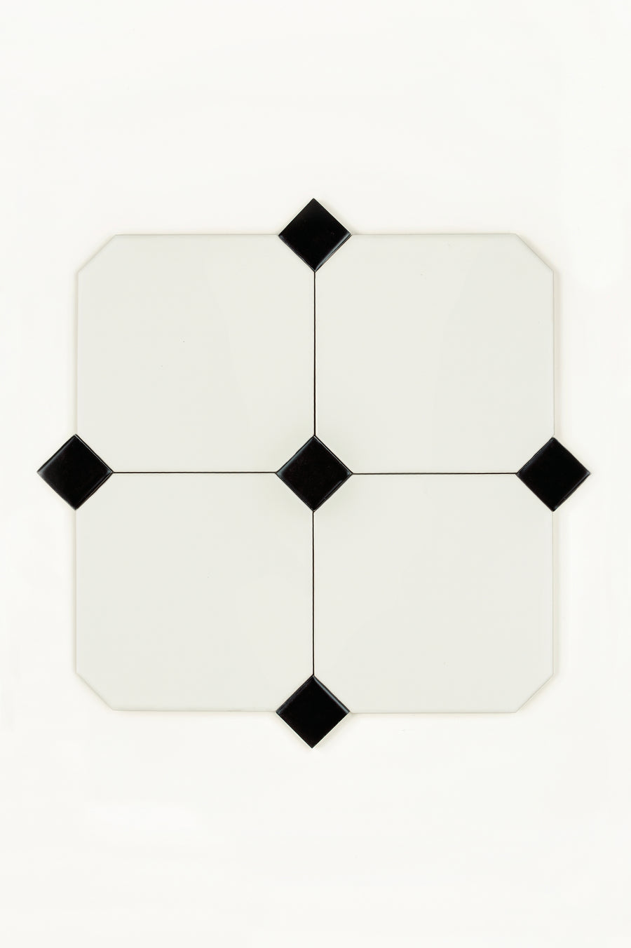 Pavé Biscuit 15x15 cm, Noir Dot 3x3 cm