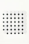 Carrara Cristallo Octagon & Dot