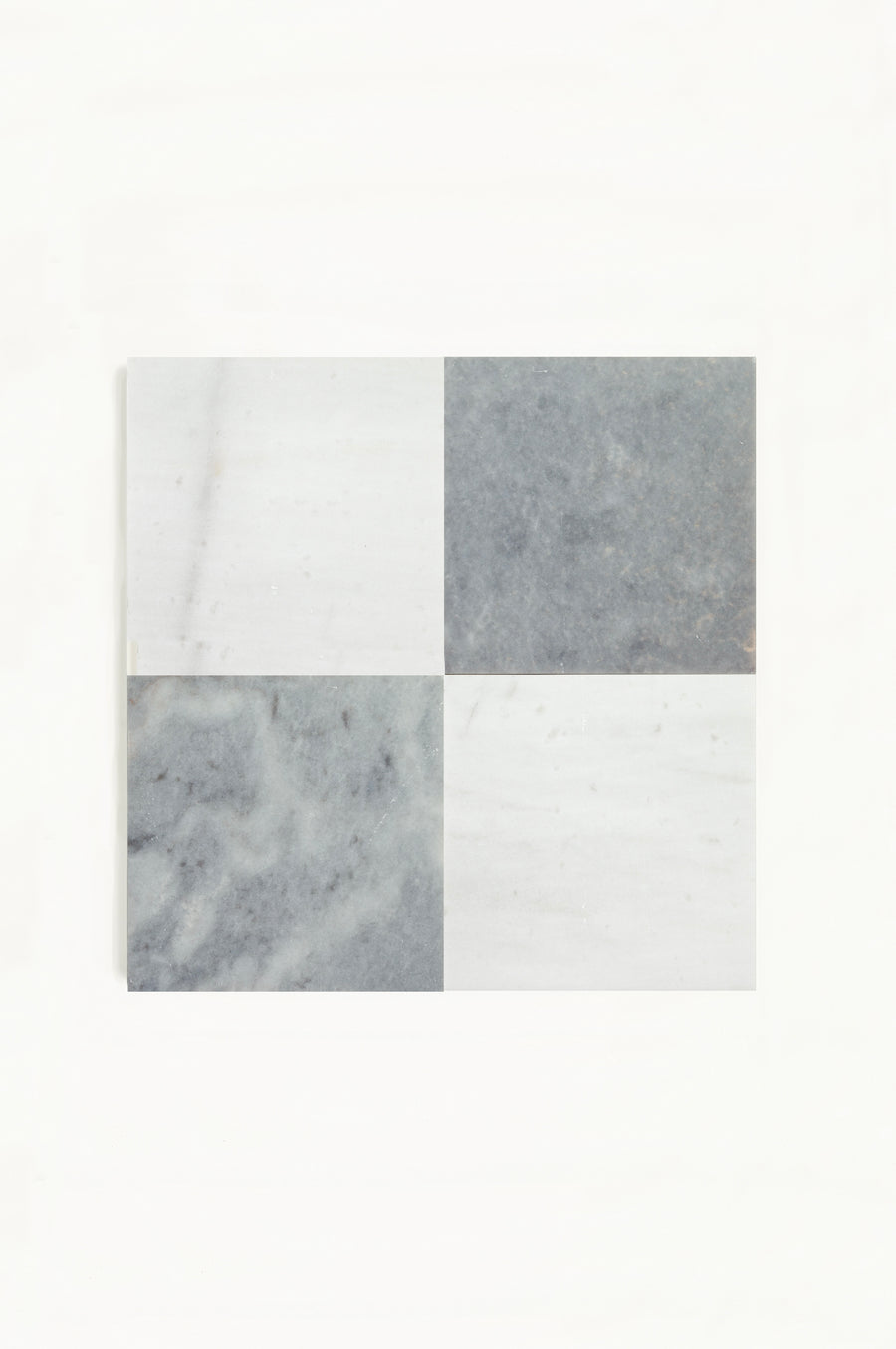 Bardiglio Gelato og Carrara Cristallo · 20x20 cm