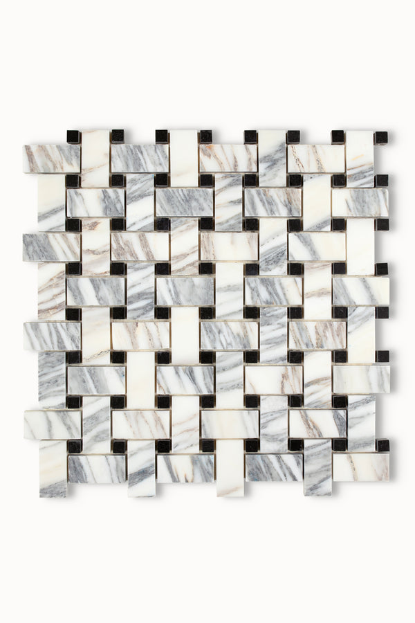 Calacatta Freddo Basketweave