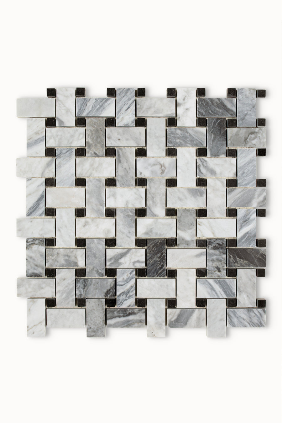 Bardiglio Basketweave