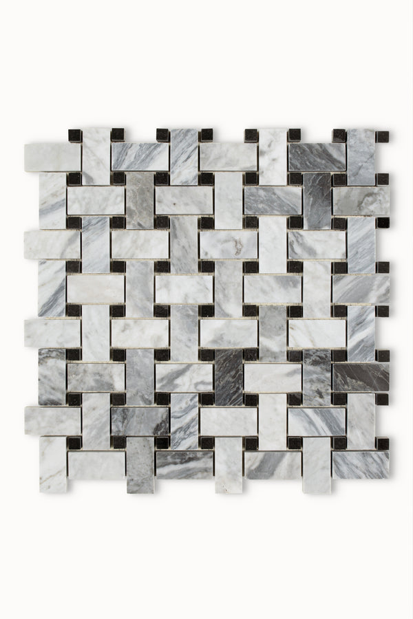 Bardiglio Basketweave