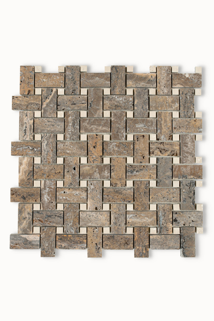Travertin Assemblage Basketweave