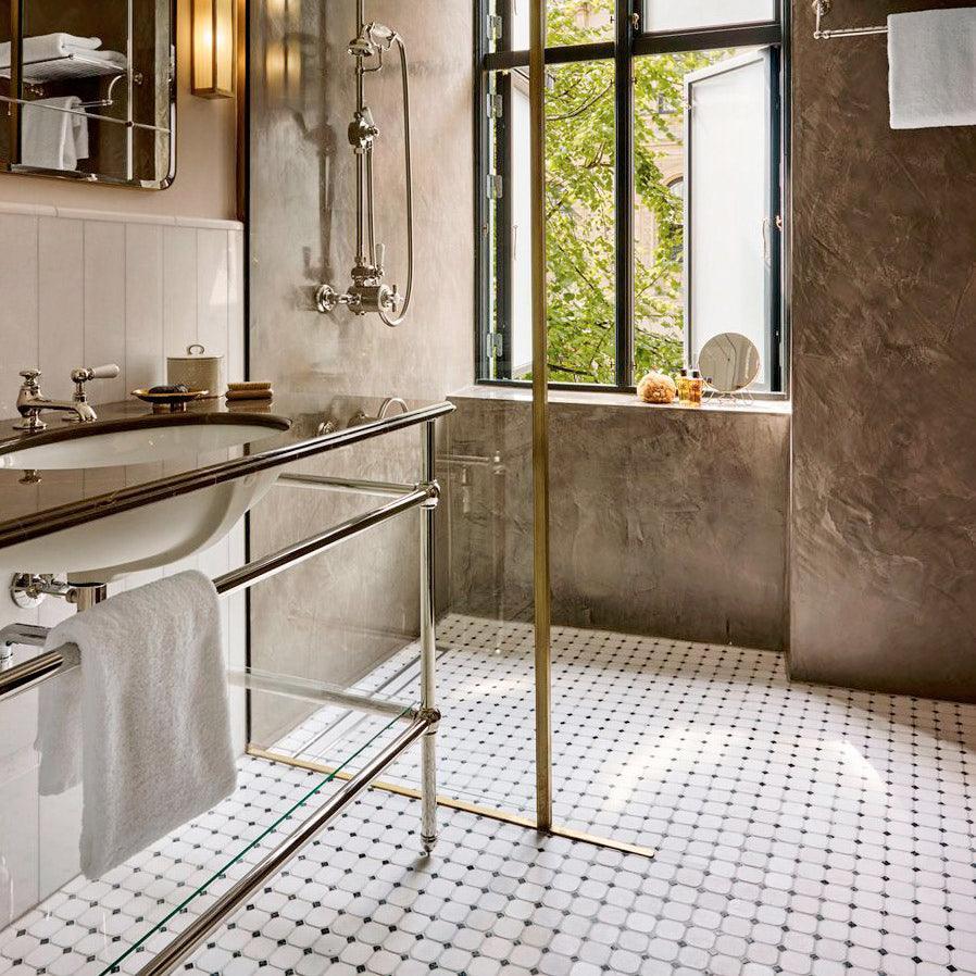 CARRARA OCTAGON & DOT MOSAIK - Casa Ceramica